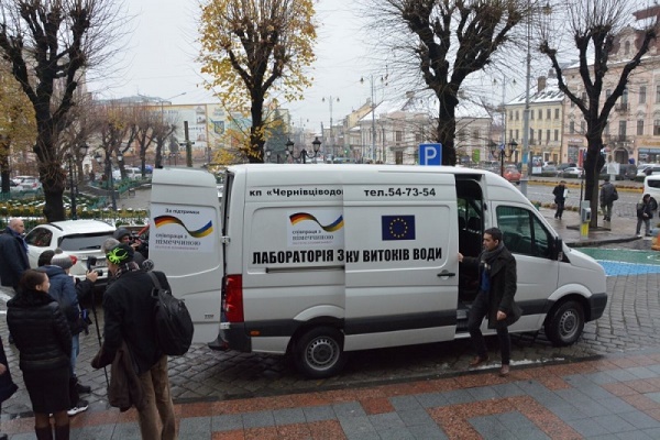 «Чернівціводоканал» отримав від ЄС телеінспекційне обладнання вартістю 100 тисяч євро 
