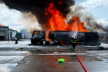 У пожежі на чернівецькій АЗС згоріли три цистерни та тягач (ФОТО, ВІДЕО)