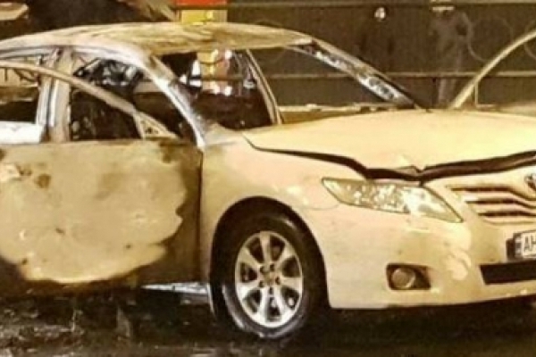 У столиці біля станції метро «Лісова» вибухнув автомобіль