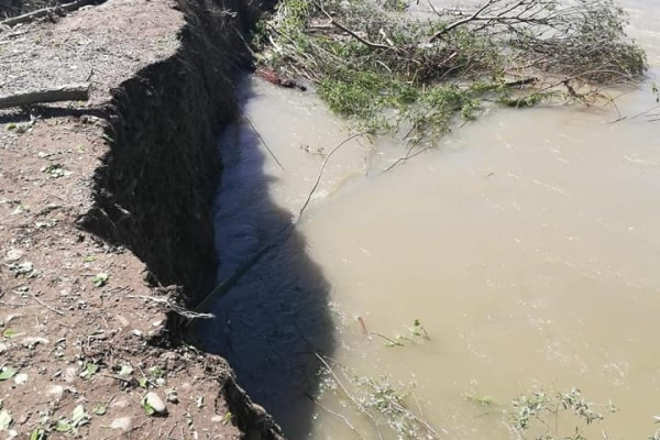 У Чернівецькій області продовжують укріплювати пошкоджену паводком дамбу (фото)
