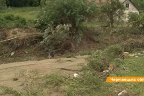 Вода піднялася до метра за сорок хвилин: у Сторожинецькому районі затопило село (відео)