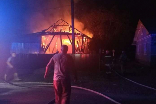 На Буковині сталася масштабна пожежа (фото)