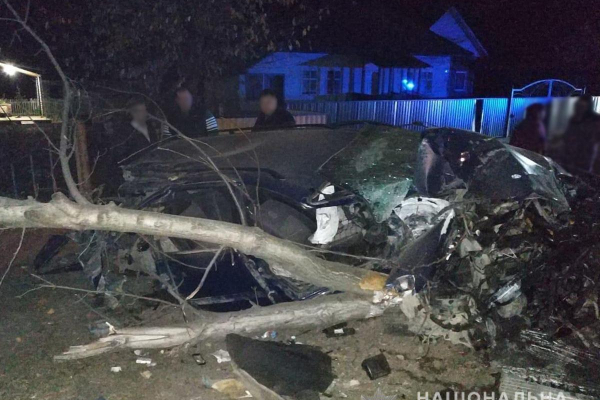 ДТП: на Новоселиччині водій збив електроопору і смертельно травмувався (Фото)