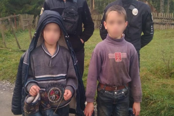 Пішли в ліс та злякалися диких тварин: двох хлопчиків-близнюків з Путильщини знайшли