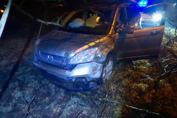 У Чернівцях водій в'їхав в огорожу. Вміст алкоголю у його крові перевищував норму у десять разів