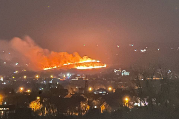 Масштабна пожежа виникла у Садгорі (ФОТО)
