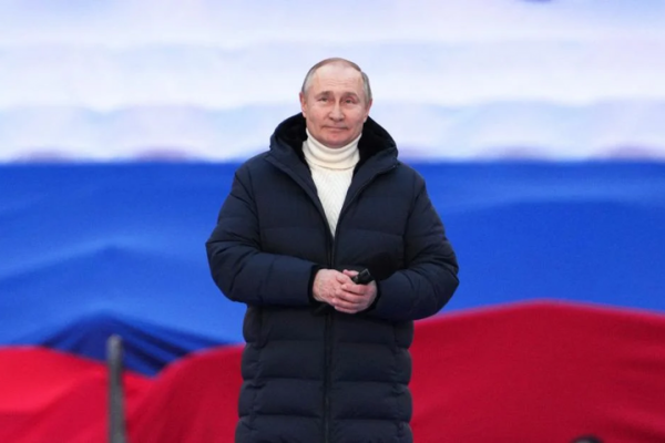 Путін виступив перед росіянами у куртці за 1,5 млн рублів (ФОТО)