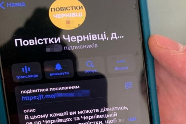 Студент з Буковини створив Телеграм-канали, що перешкоджали мобілізації