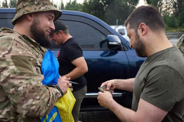 Зеленський відзначив бійців Сил територіальної оборони Буковини (ФОТО)