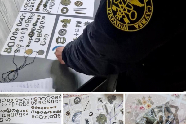 Буковинські митники затримали чоловіка, який намагався вивезти понад 100 артефактів до Румунії