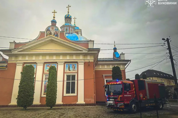На Буковниі у церкві загорілася мікрохвильова піч